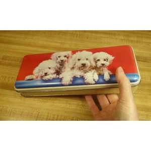 Vintage 1960s Poodle Dog Candy Tin